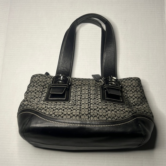 Coach Mini Monogram Black Bag - Picture 1 of 6